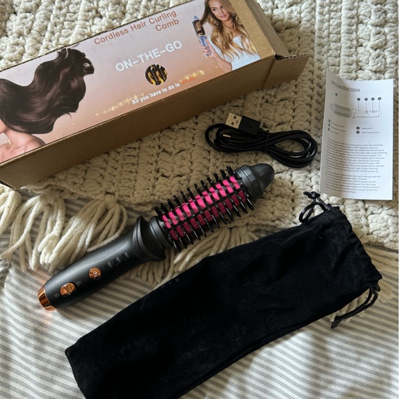 Cordless Curling Iron Brush - Picture 5 of 5
